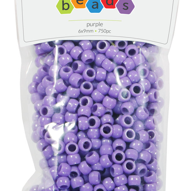 Opaque Purple Pony Beads JB-41349