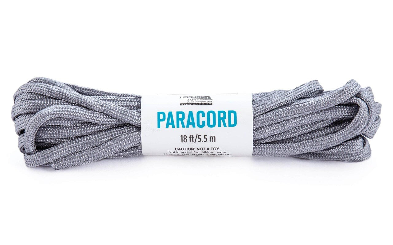 18Ft Steel Grey Paracord JB-41369