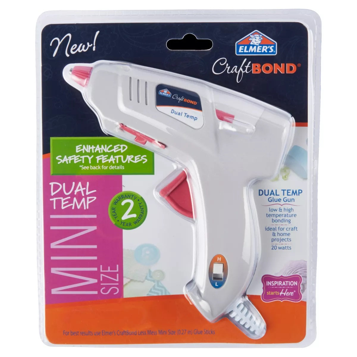 Dual Temp Mini Glue Gun JB-41380