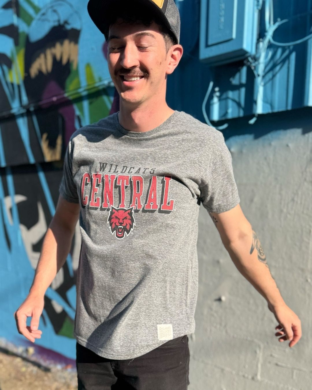CWU Vintage Tri-Blend Tee JB-41414