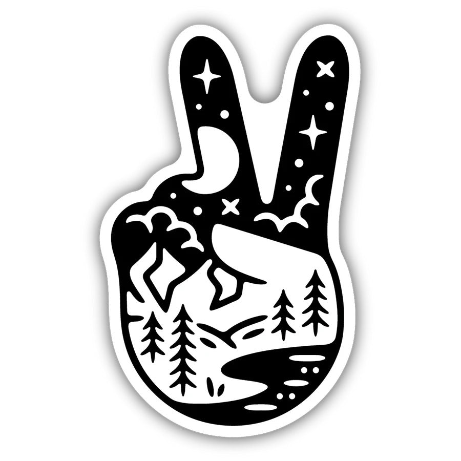 Peace Water Bottle Sticker JB-41595