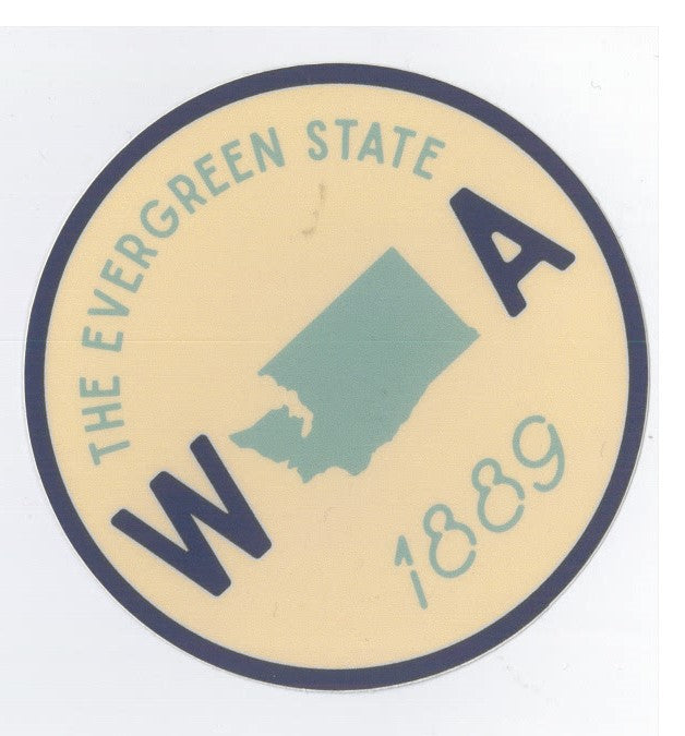 Wa 1889 Water Bottle Sticker JB-41603