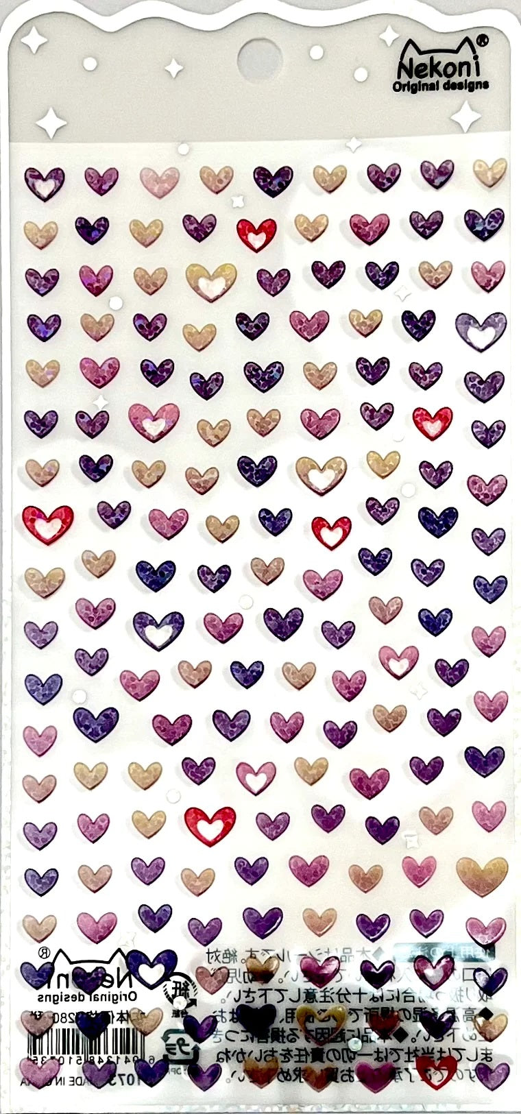 Mini Heart Stickers JB-41628