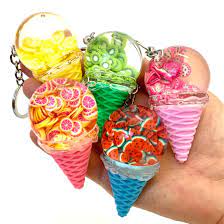 Fruit Ice Cream Floaty Keychar JB-41646