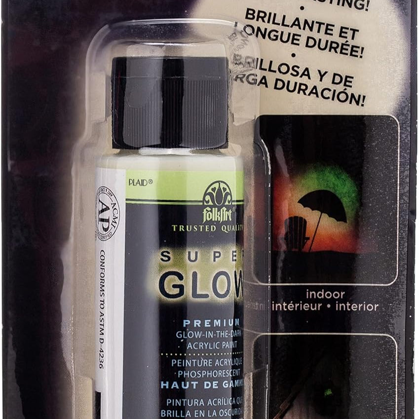 Super Glow Paint 2 Oz Green JB-41784