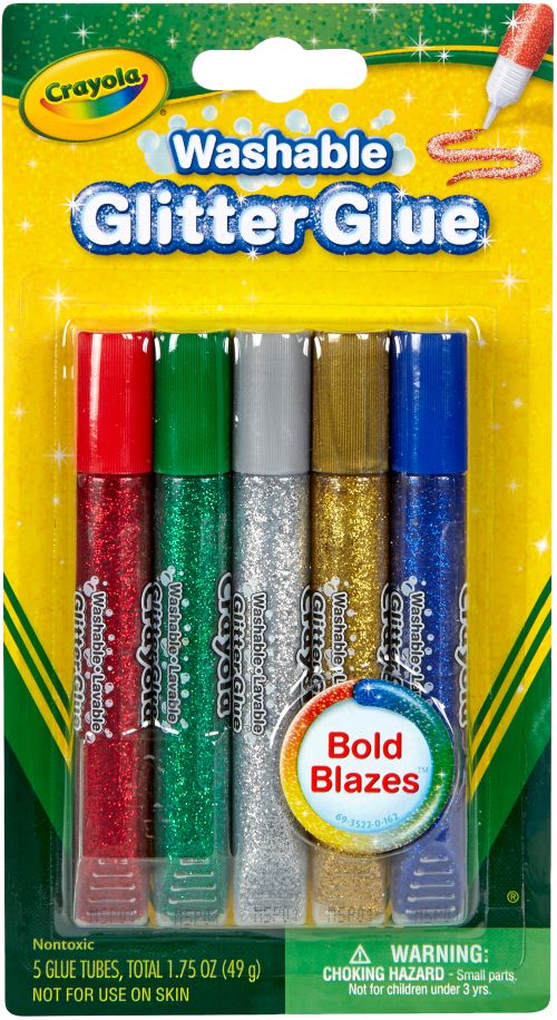 Washable Glittler Glue 5 Pack JB-41805