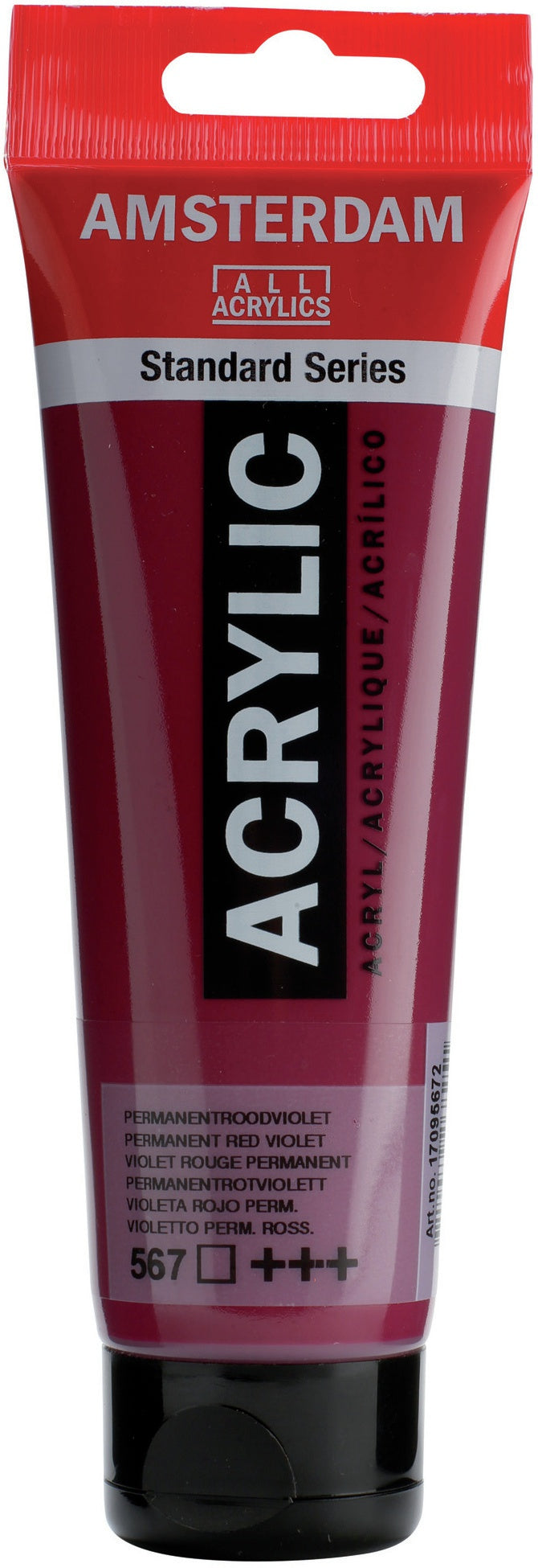 Amsterdam Perm Rd Viol Acrylic Paint JB-41828