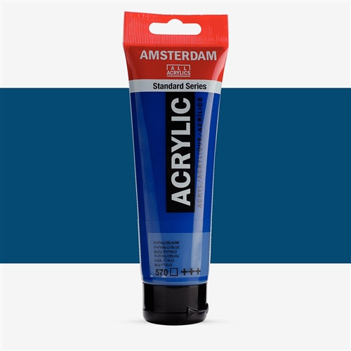 Amsterdam Pht Blue Acrylic Paint JB-41830