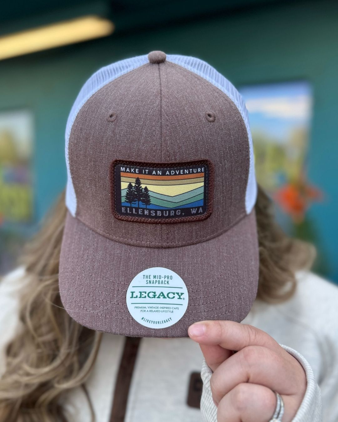 Eburgtrucker MPS Hat Brown/white JB-41849