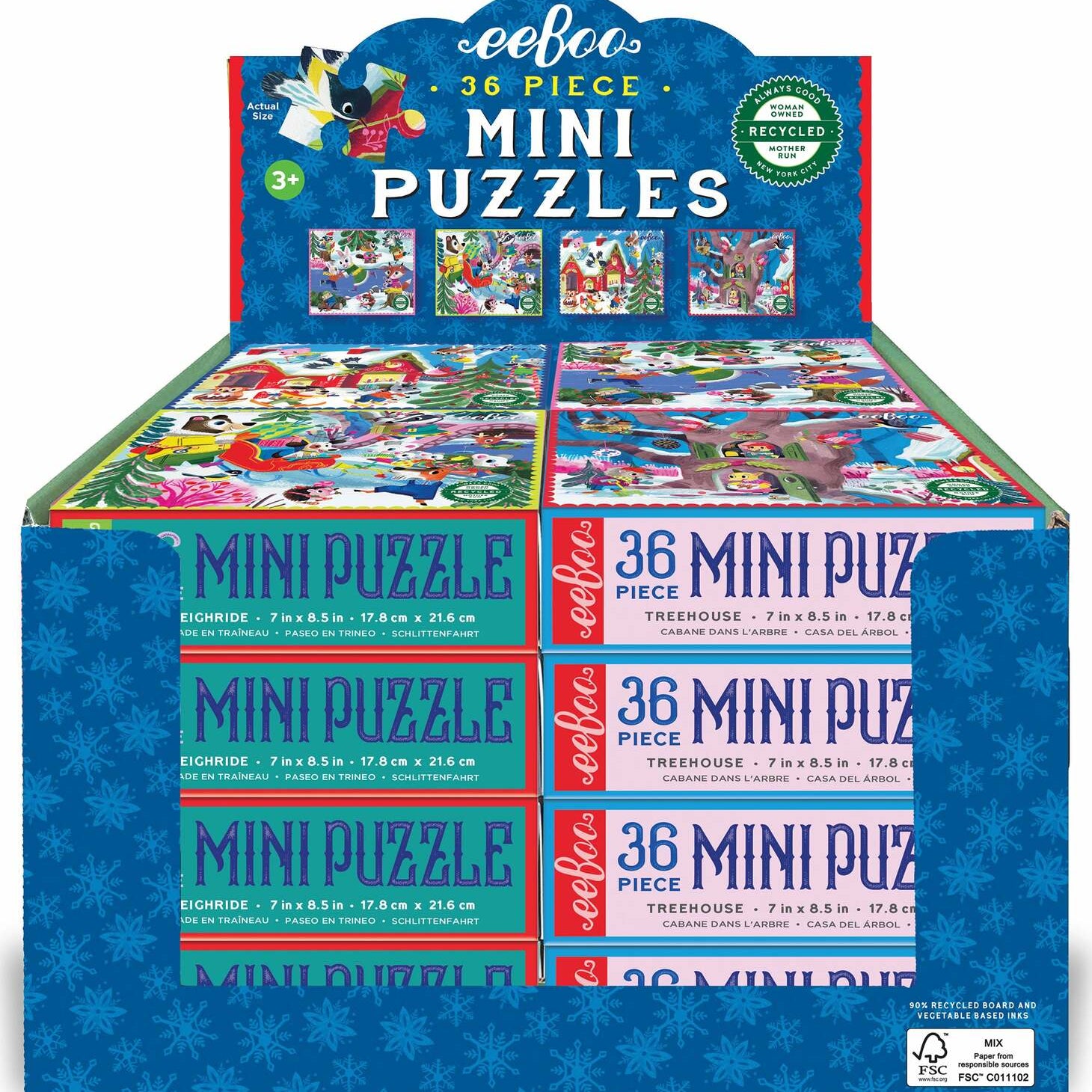 Woodland Holiday Mini Puzzles JB-41930