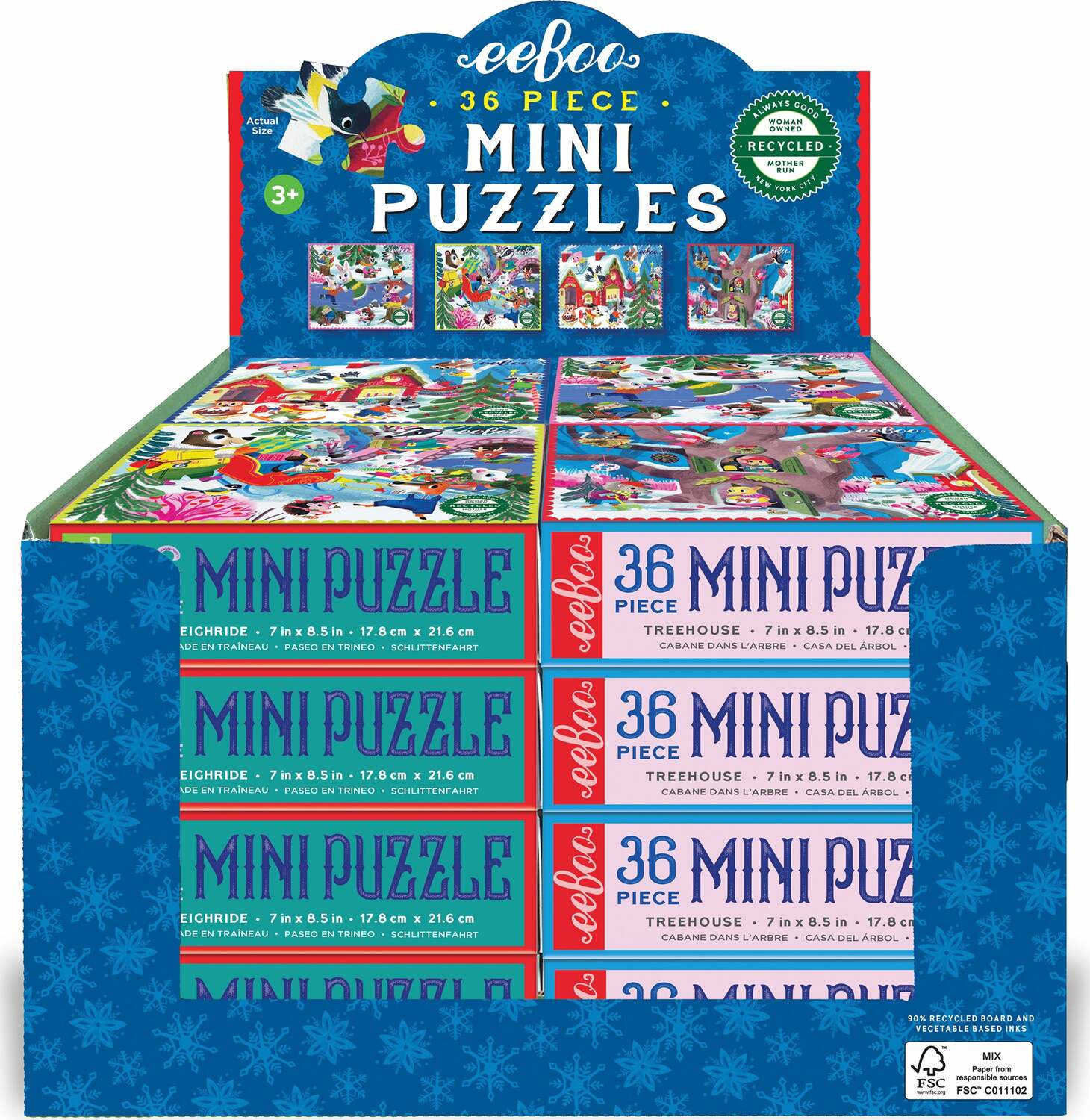 Woodland Holiday Mini Puzzles JB-41930