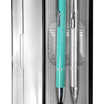 Blu/Silver Pen Pencil Set Ador JB-41994