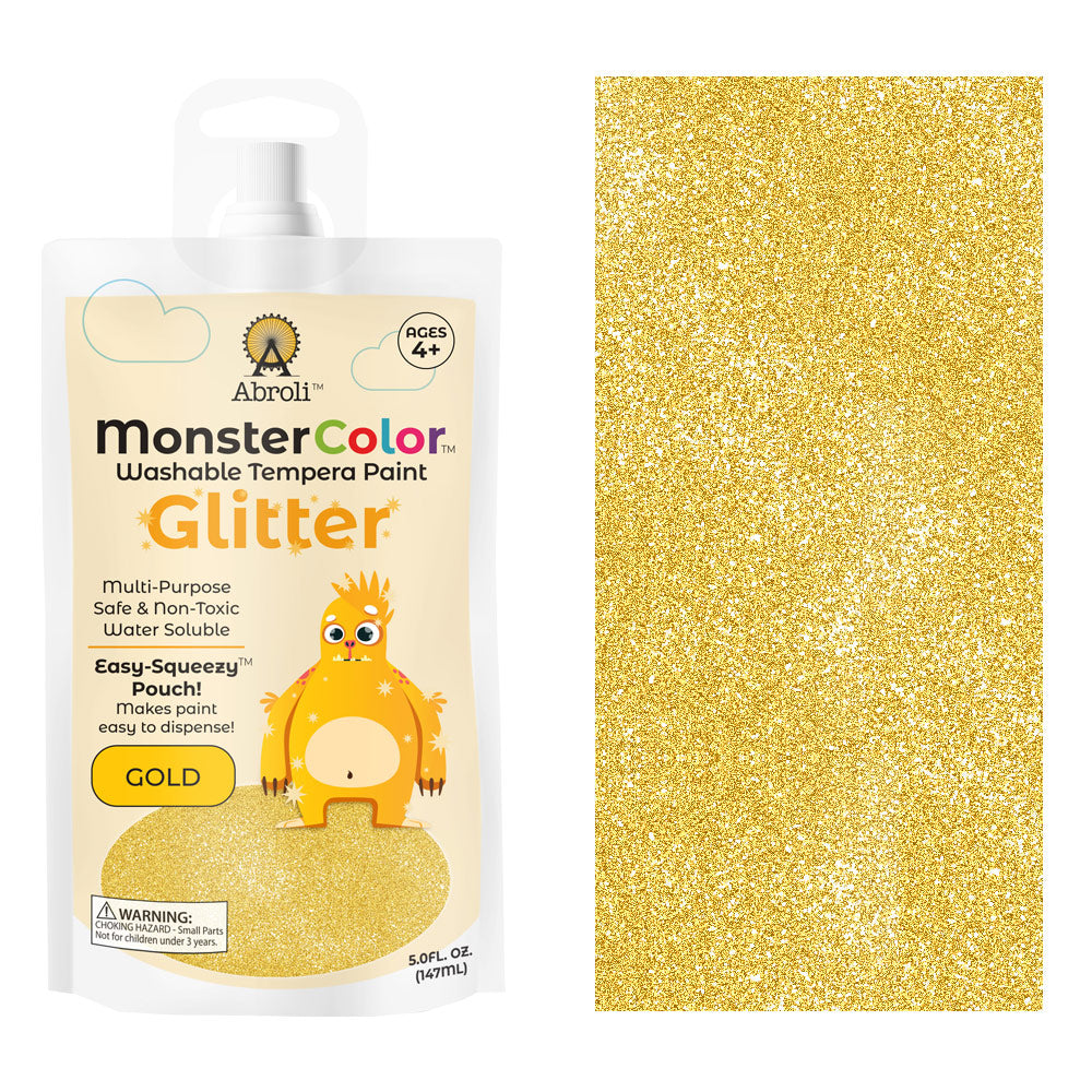 5 Oz Glitter Gold Wash Tempera JB-42002