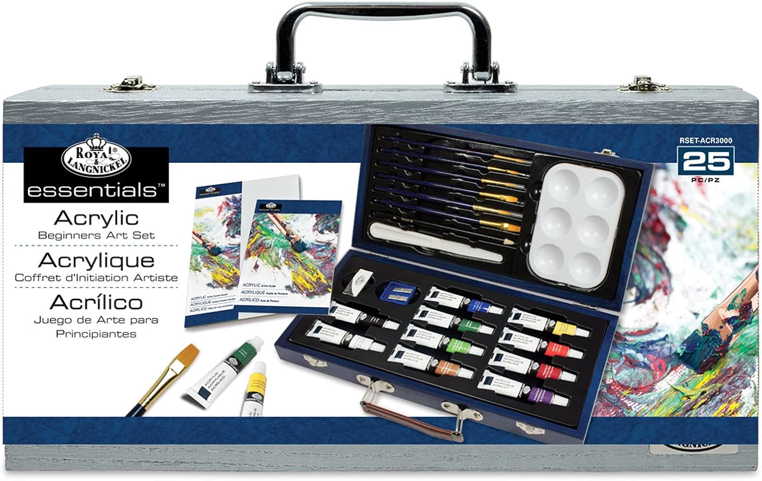 Royal Brush Wooden Box Artist Set JB-42037