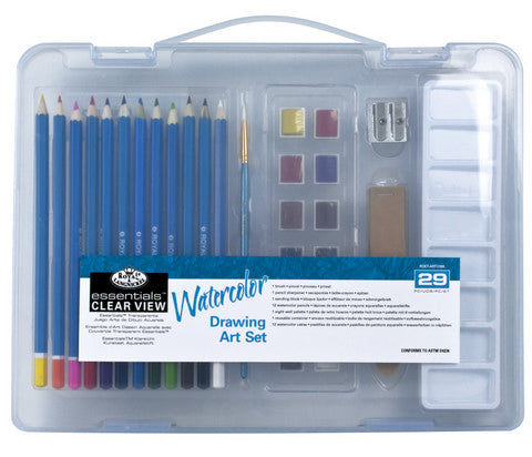 Clearview Watercolor Drawing Art Set, 29 Pc. JB-42043