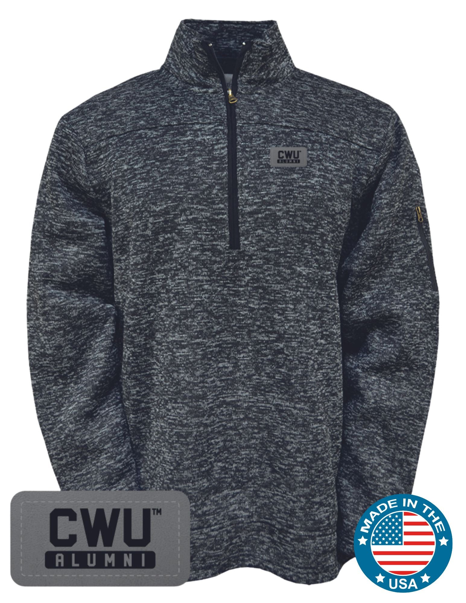 CWU Alumni 1/4 Zip Sweatshirt JB-42073_2