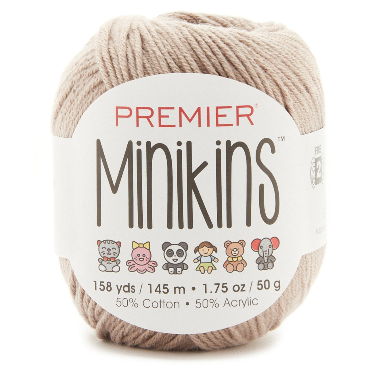 Taupe Premier Minikins Yarn JB-42126
