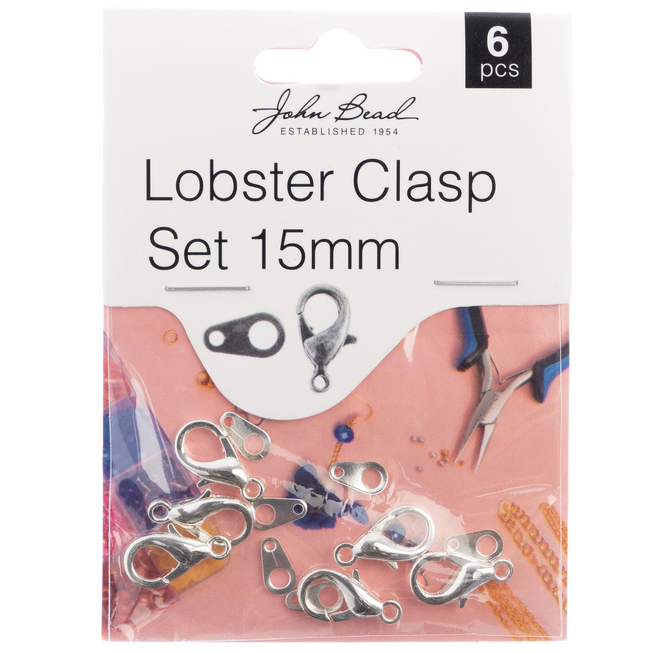 Silver Lobster Clasp Set JB-42158