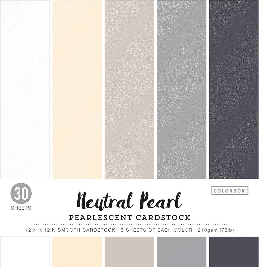 Neutral Colorbok Paper 12X12 JB-42163