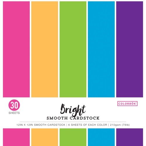 Bright Colorbok Paper 12X12 JB-42164