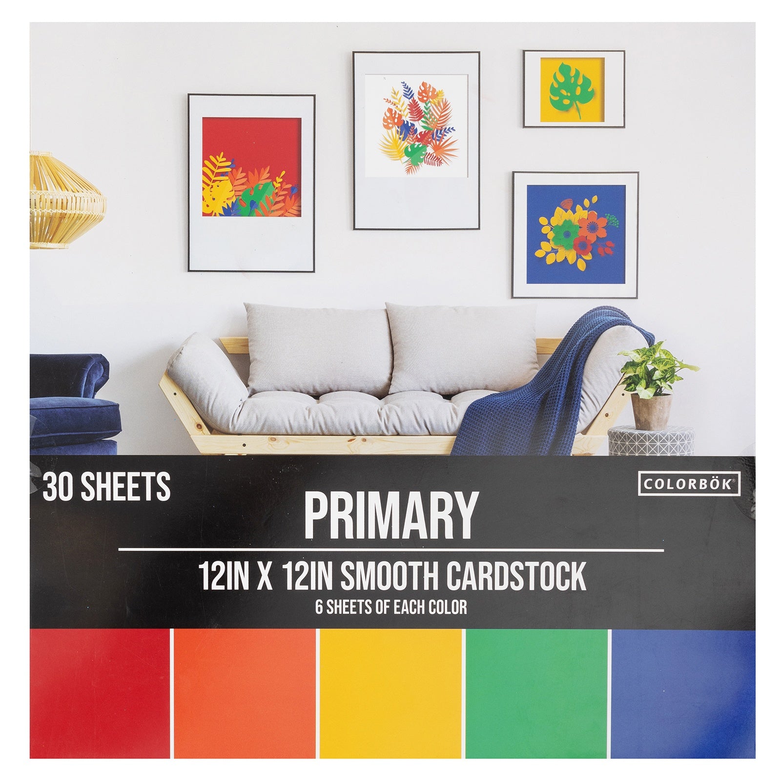 Primary Colorbok Paper 12X12 JB-42165
