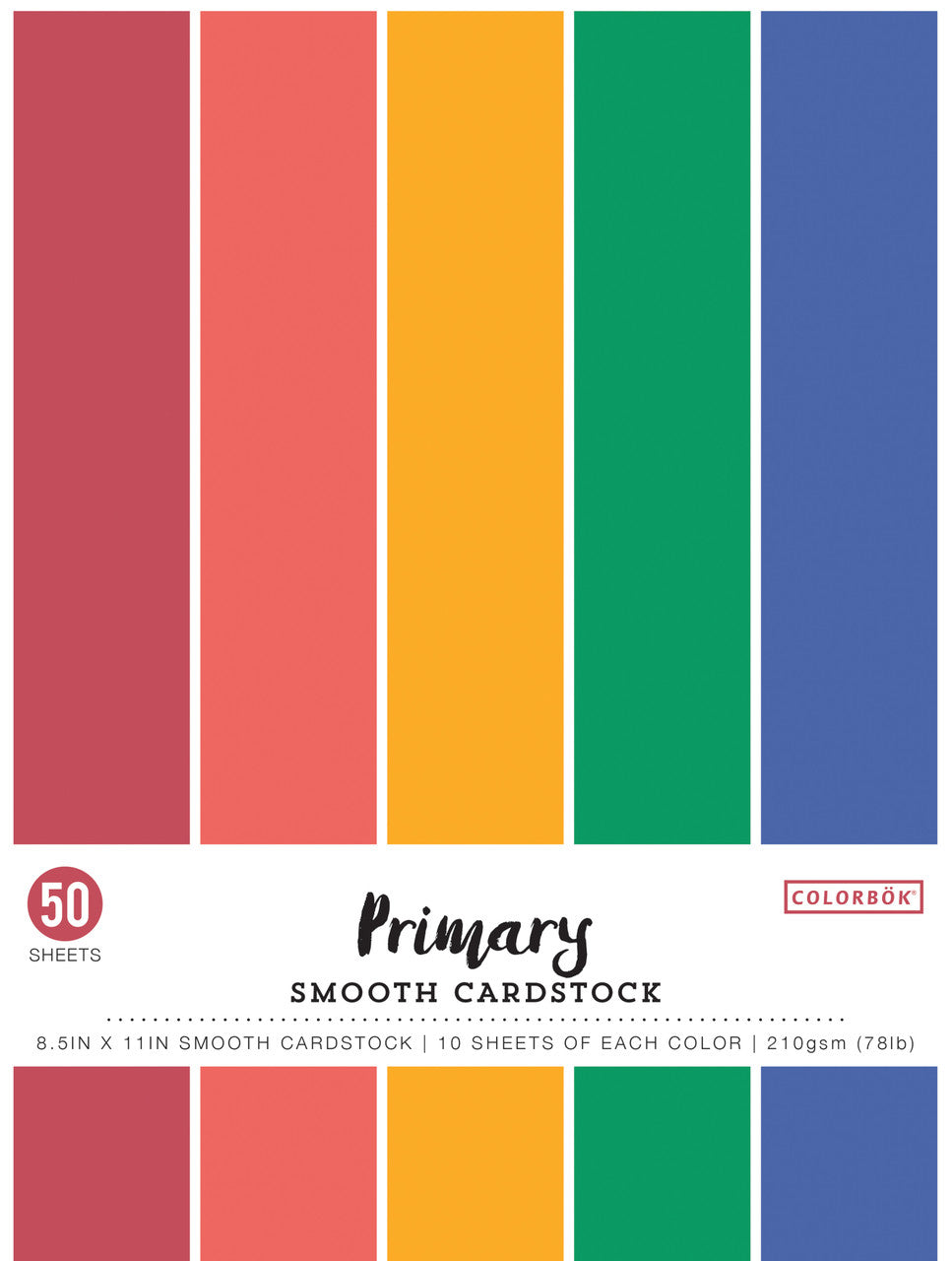 Primary Colorbok Paper 8.5X11 JB-42169