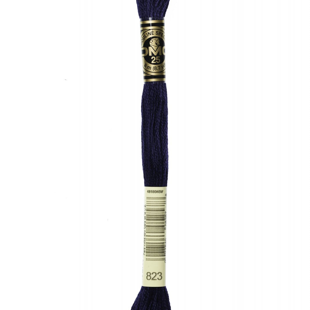 Dk Navy Blue Embroidery Cotton JB-42211