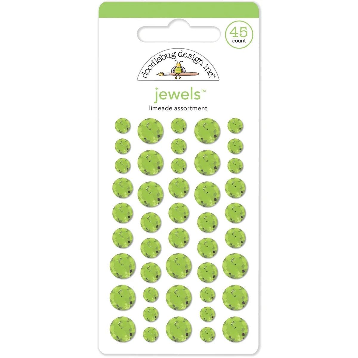 Limeade Adhesive Jewels JB-42235