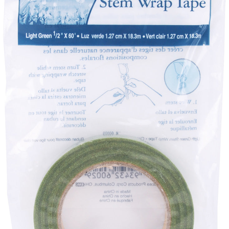Stem Wrap Florist Tape .5"X60' JB-42239
