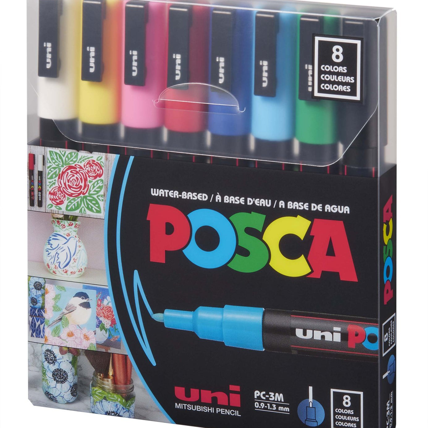 Posca 8 Clr Fine Set JB-42249