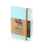 Pentalic 4 X 6" Pocket Dot Grid Traveler Journal, 160 Pages, Turquoise Blue JB-42296