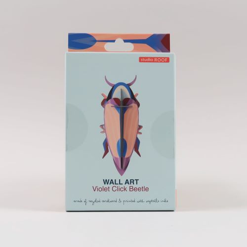 Violet Click Beetle Wall Decor JB-42390
