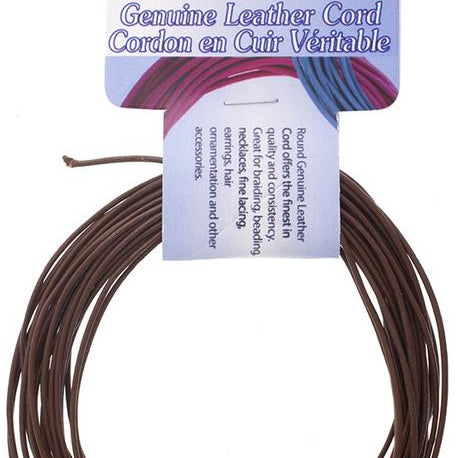 1 Mm Leather Cord Brown JB-42394
