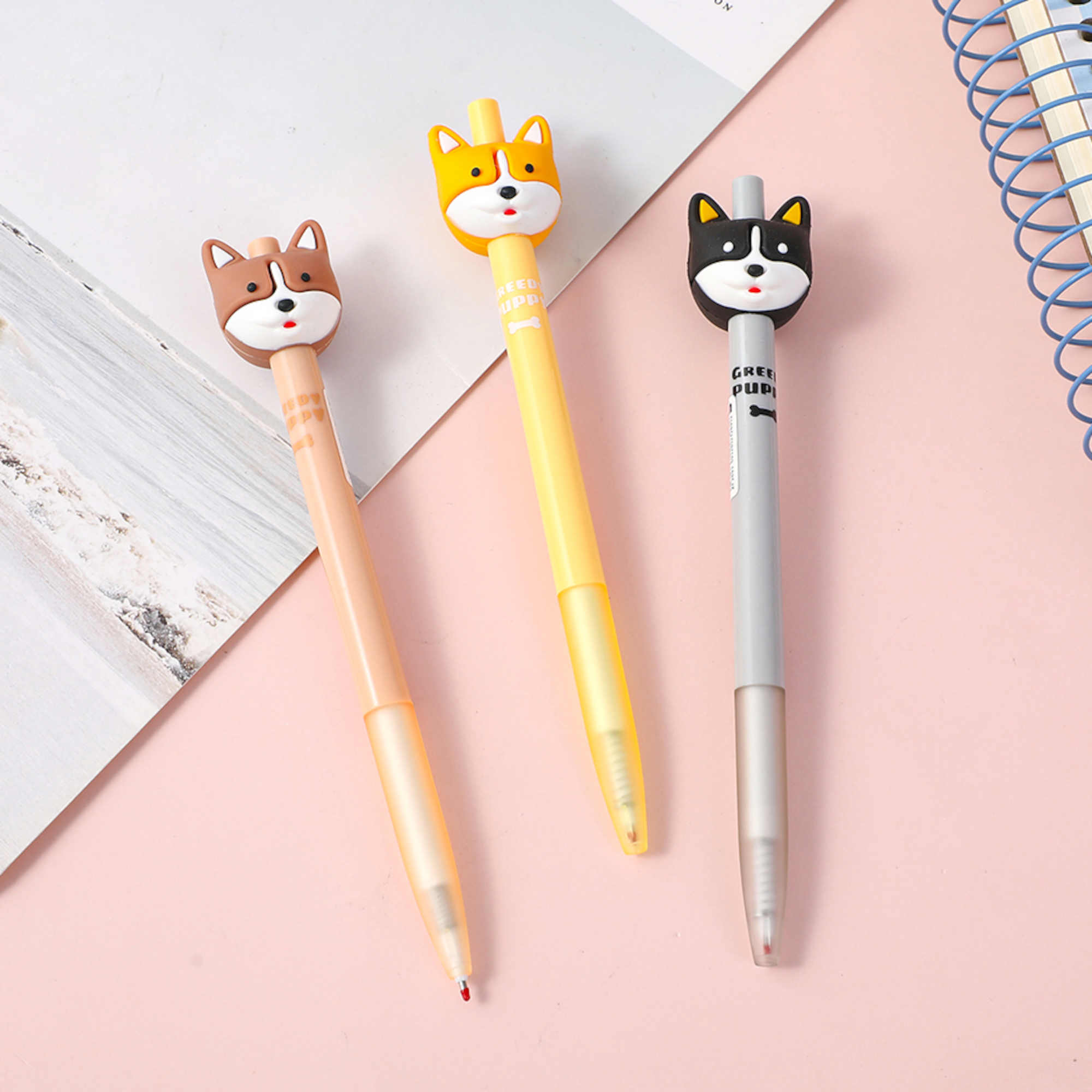 Corgi Retractable Gel Pen JB-42551