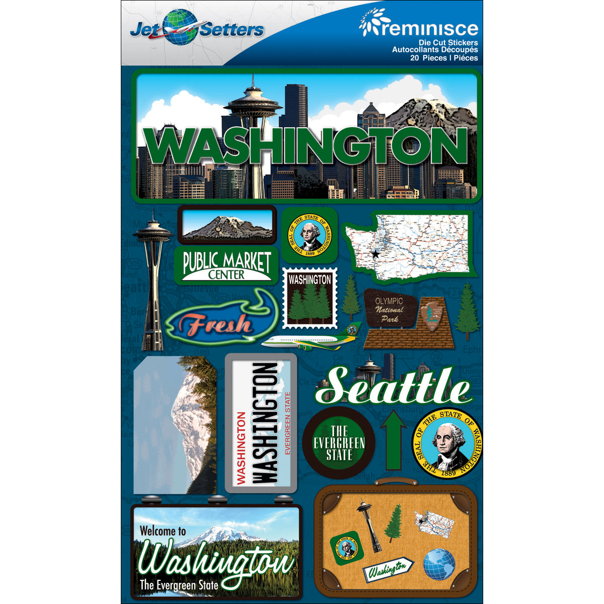 Washington Stickers JB-42566