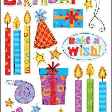 Birthday Party Stickers JB-42568