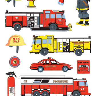 Fire Department Stickers JB-42584