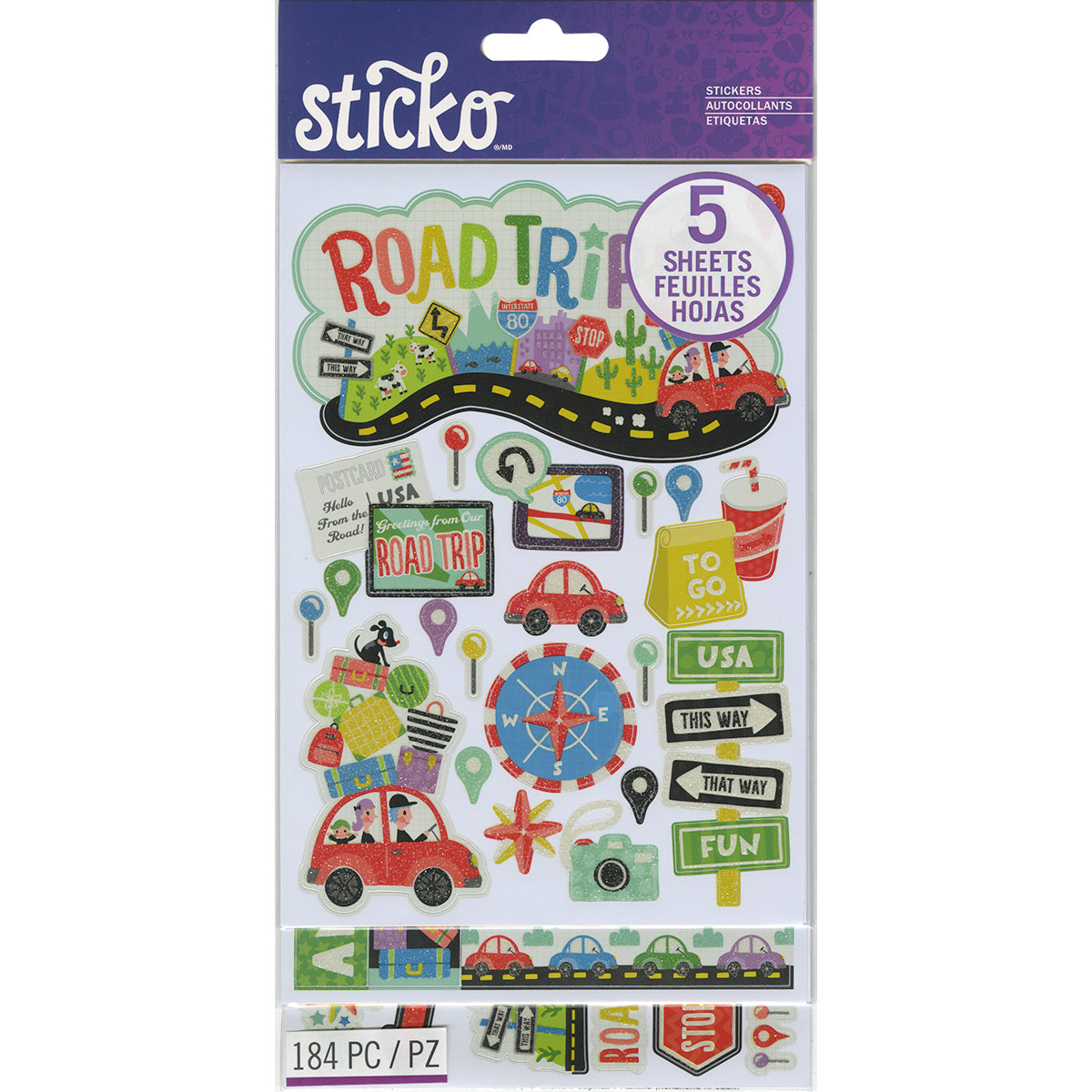 Road Trip Stickers JB-42586