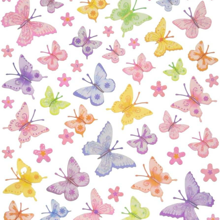 Bright Wings Glitter Stickers JB-42592