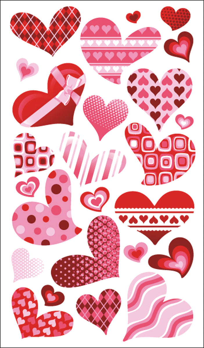 Funky Hearts Stickers JB-42595