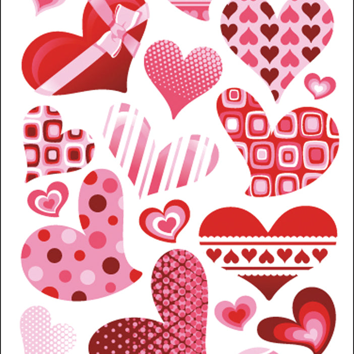 Funky Hearts Stickers JB-42595