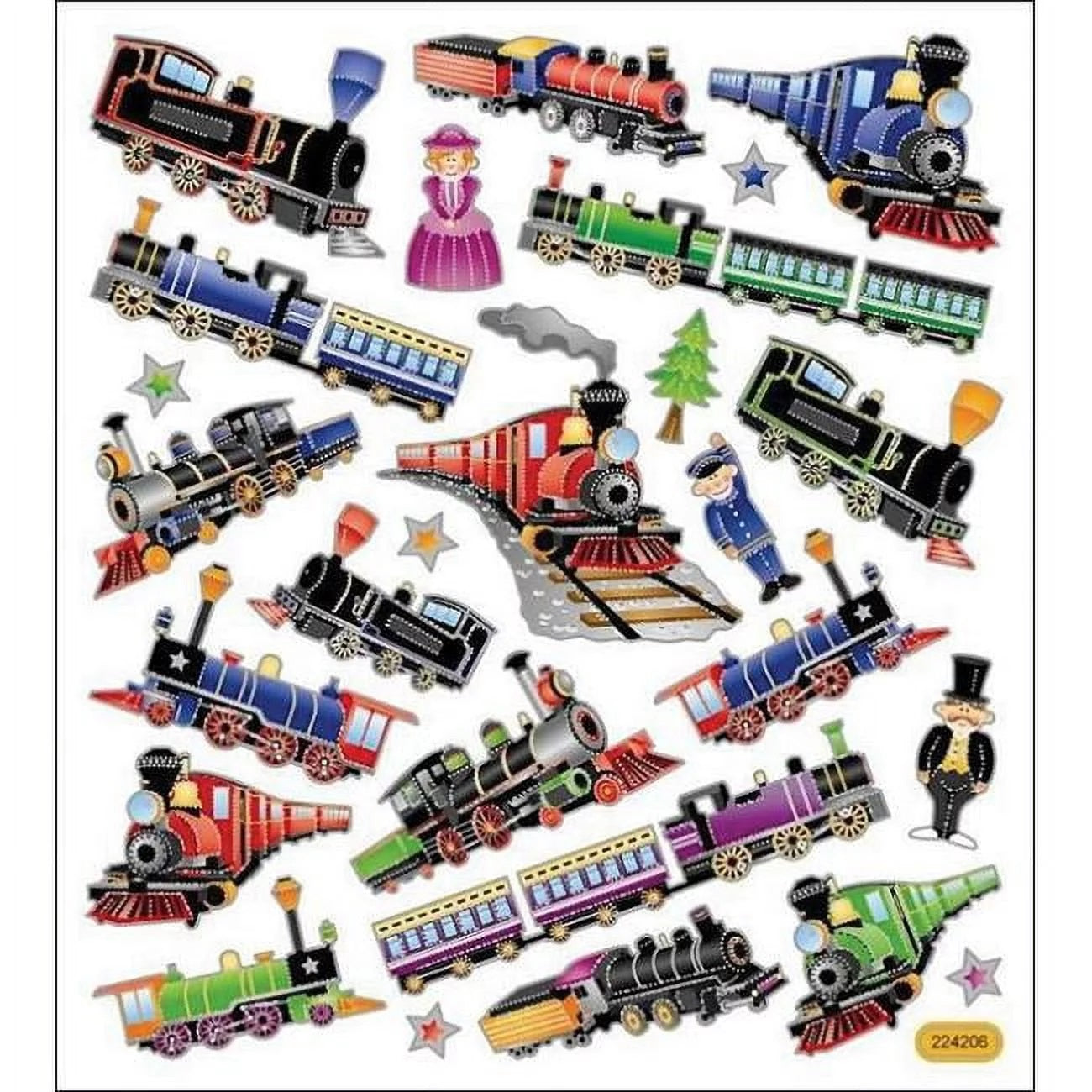 Trains Stickers JB-42598