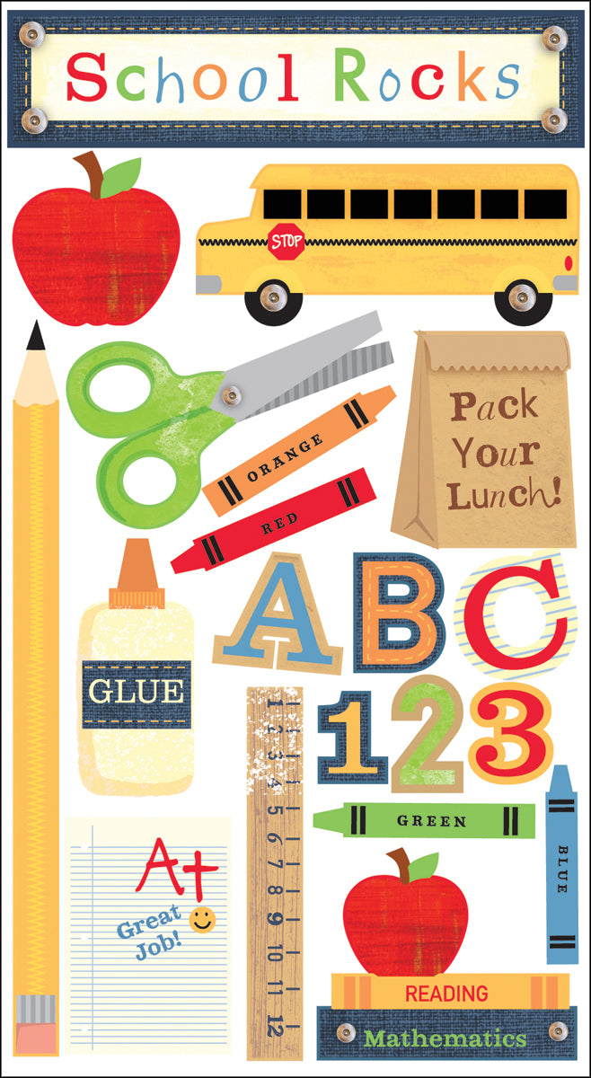 School Rocks Stickers JB-42621