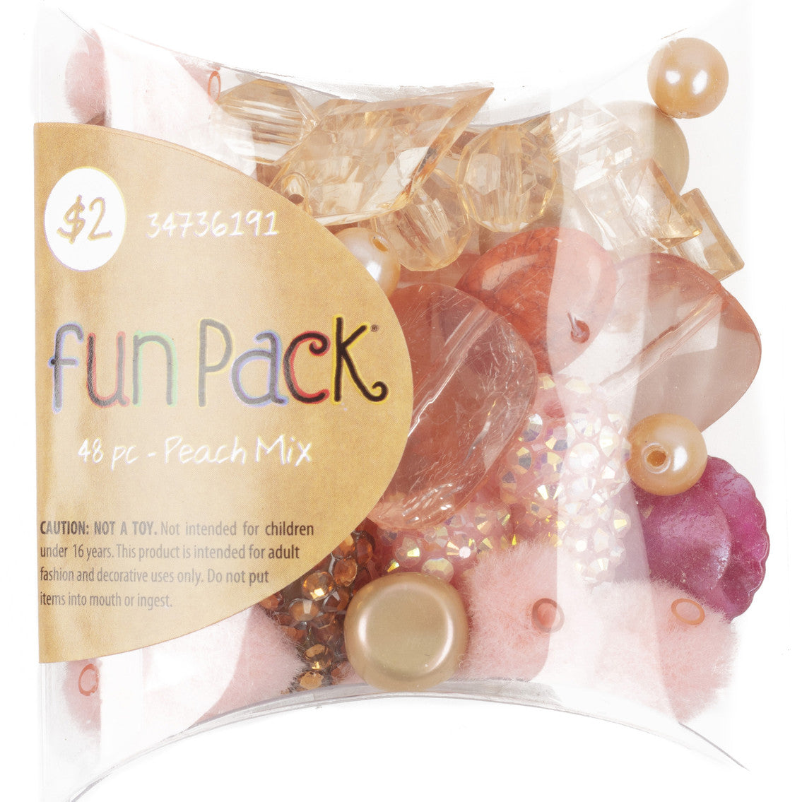 Peach Bead Mix JB-42634