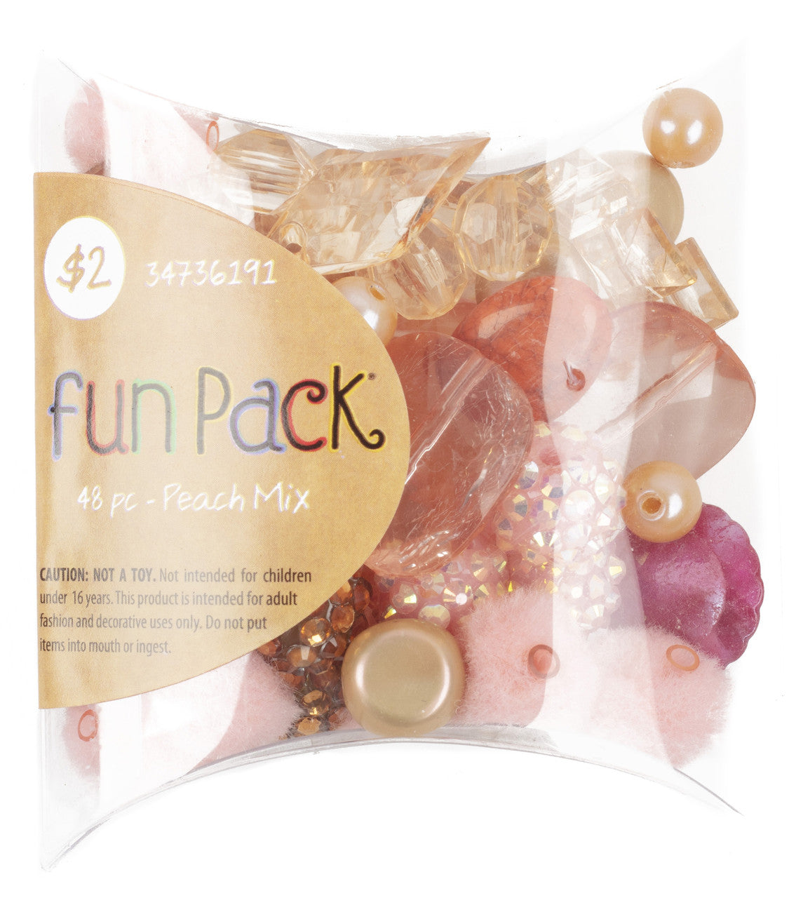 Peach Bead Mix JB-42634
