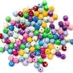 Rhinestone Acrylic Round Beads JB-42641