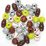 Sports Acrylic Beads JB-42642