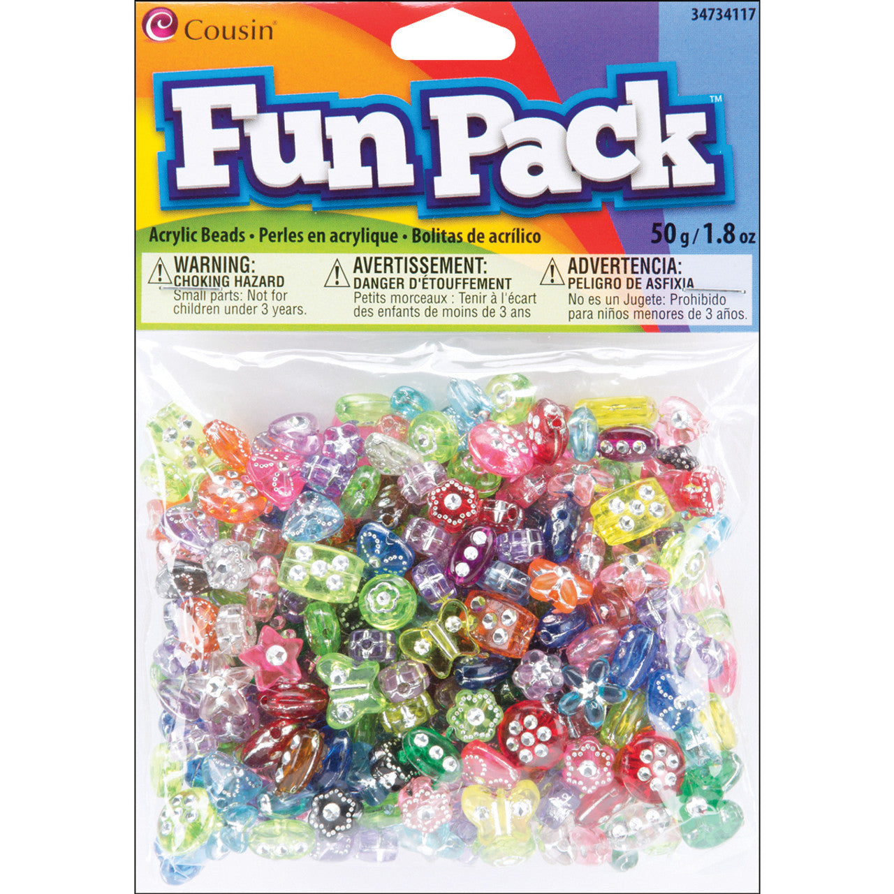 Fun Shaped Acrylic Beads JB-42643