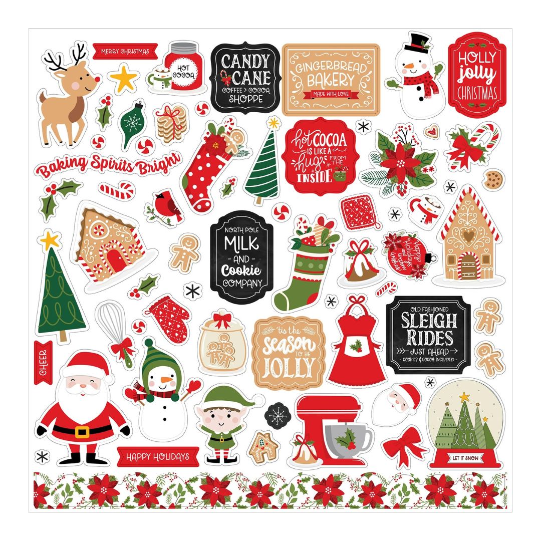 Holiday Cardstock Stickers JB-42757