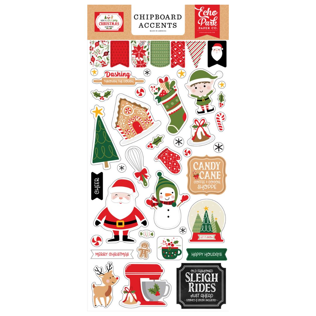 Jolly Christmas Stickers JB-42758